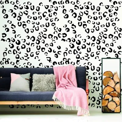 Aufkleber-Set mit Leopardenmuster, Modell 036-098 – Decords, Produktansicht 1