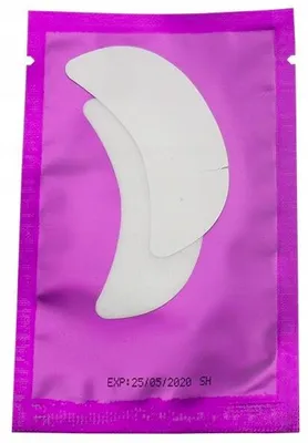 Produktbild von 100 Stück Augenpads für die Wimpernverlängerung, violett