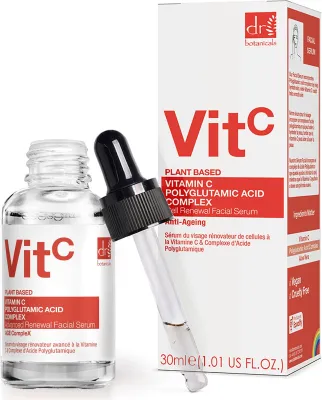 Produktbild von VIT C Gesichtsserum Vitamin C & Polyglutaminsäure & erweiterte Ererung 30 ml