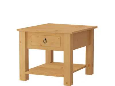 Produktbild von Couchtisch mit 1 Schublade in Kiefer Natur