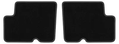 Image de Tapis arrière en moquette pour Dacia Sandero II 2013-2019 (à hayon/Stepway) – 2 pièces, noirs, sur mesure – Wielganizator LUX