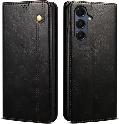 Produktbild von Samsung Galaxy A17 Hülle - Coverup Premium Classic Klapphülle - Schwarz