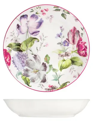 Obrázek produktu pro H&h sada 12 porcelánových hlubokých talířů Madam 21 cm