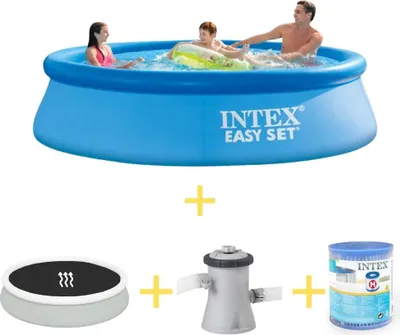 Immagine prodotto di Piscina Intex Easy Set - 366 x 76 cm - Include vela solare, pompa e filtro