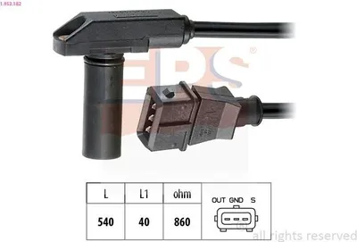 Produktbild von EPS 1.953.182 Kurbelwellensensor Impulsgeber für FIAT DUCATO Pritsche/Fahrgestell (230)