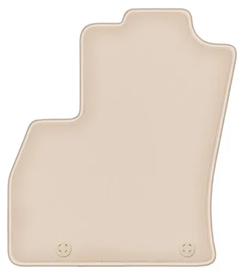 Produktbild von DURBAN Beige Velours-Fahrerfußmatte für Fiat Qubo Kombivan (2008-2020)