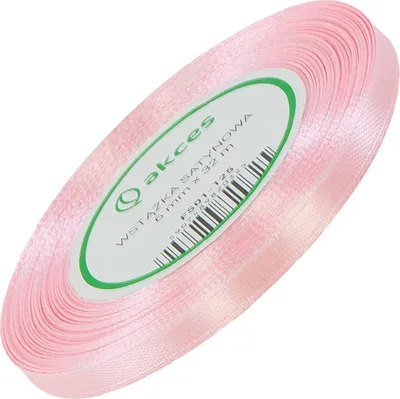 Produktbild von Satinband 6 mm/32m SCHLEIFENBAND Geschenkband Dekoband - puderrosa