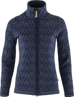 Produktbild von FJÄLLRÄVEN Snow Cardigan W DARK NAVY DARK NAVY M