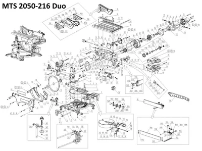 Produktbild von MATRIX Ersatzteil Innensechskantschraube für Gehrungssäge MTS 2050-216 Duo