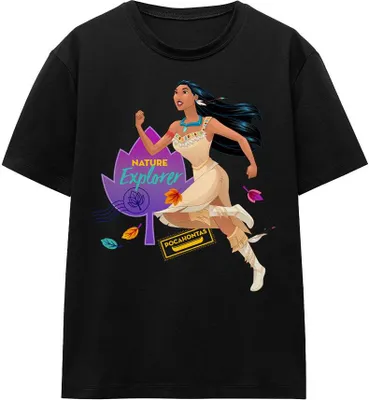 Produktbild von Pocahontas - "Natural Explorer" T-Shirt für Herren/Damen Uni TV17120 (XL) (Schwarz)