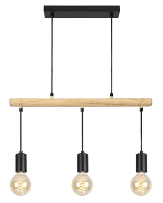 Productafbeelding van Hanglamp in Scandinavische stijl IZZY - 3xE27, 60W, zwart