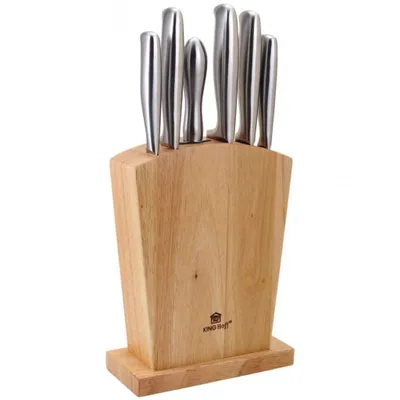 Produktbild von 7-Tlg. Küchenmesser Im Set Messerset Holzblock Kinghoff Kh-1154