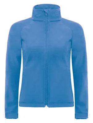 Immagine prodotto di B&C - Giacca softshell con cappuccio da donna FK2024 (XS) (azzurro)