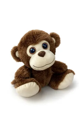 Produktbild von Plüschtier Affe 24 cm Braun – Weiches Stofftier, Kuscheltier für Kinder