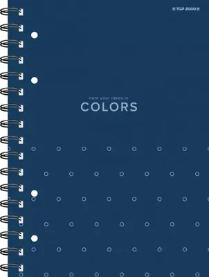 Produktbild von Notebook A4/100k Raster Farben blau Top Fol A 5