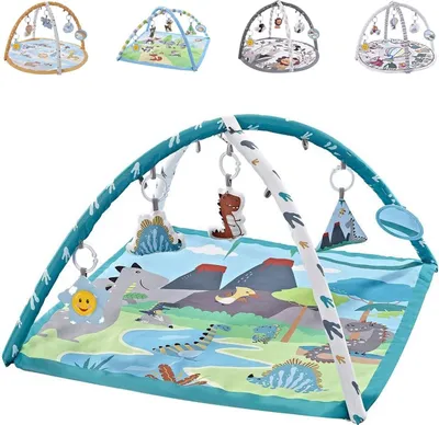Produktbild von Chipolino Jurassic Park Babygym Activity Spielmatte mit Sound Blau