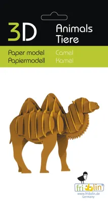 Produktbild von Fridolin 11662 3D-Modell Bastelset Kamel
