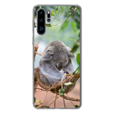 Produktbild von MuchoWow® Handyhülle Schutzhülle Hülle für Huawei P30 Pro Koala - Zweige - Kinder - Jungen - Mädchen Silikon Softcase Handy Hülle - Schutzdeckel