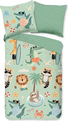 Produktbild von Bettbezug Good Morning 135x200 + 1* 80x80 cm - 100 % Baumwolle - Soleil