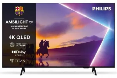 Image de Philips Ambilight 43PUS8400/12, 109,2 cm (43"), 3840 x 2160 px, QLED, Smart TV, Wi-Fi, noir