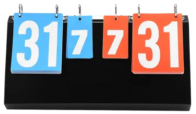 Image de Tableau de score de football, tableau de score numérique à 4 chiffres