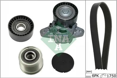 Produktbild von INA 529 0164 20 Keilrippenriemensatz für RENAULT CLIO II (BB0/1/2, CB0/1/2)