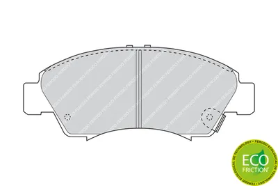 Produktbild von FERODO Bremsbeläge Satz Vorne für HONDA Jazz II Schrägheck (GD, GE3, GE2) FDB777