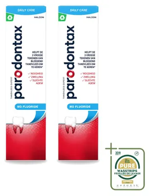 Zdjęcie produktu dla 2 sztuki pasty do zębów Parodontax bez fluoru - 75 ml - zestaw ekonomiczny