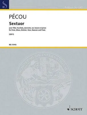 Produktbild von ED21543 Sextett für Flöte, Oboe, Klarinette, Fagott, Horn und Klavier Partitur und Stimmen