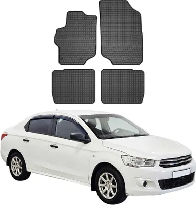 Immagine prodotto di 2012-2020 Citroen C-Elysee tappetini in gomma nera 4 pz
