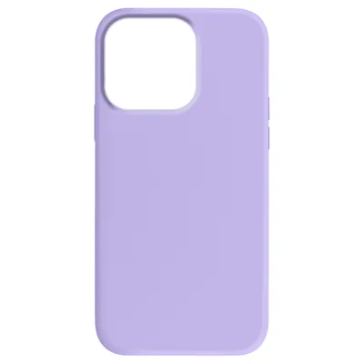 Image de Coque de protection pour Apple iPhone 15 Pro Max, en microfibre à l'intérieur et avec un bord surélevé, couleur lavande