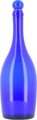 Produktbild von BELLEROFONTE Blau Glasflasche für Wasser 750 ml mit Druckverschluss