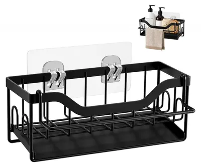 Spülbecken-Organizer, hängend, mit Abtropfschale, 24x9x10 cm