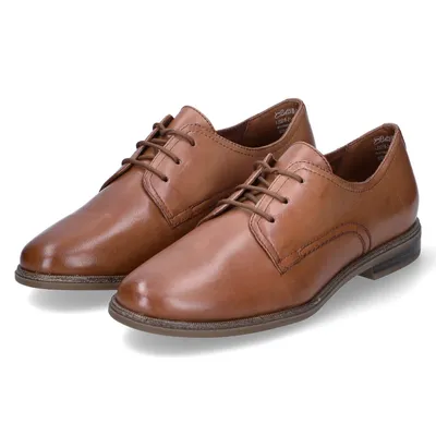 Produktbild von Tamaris Schnürschuhe Damen Glattleder BraunGröße:39
