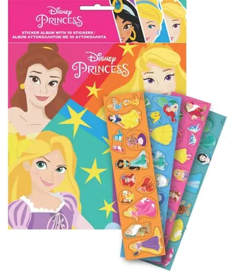 Zdjęcie produktu dla Disney Prinzessin Jointly Stickeralbum mit 50 Stickern