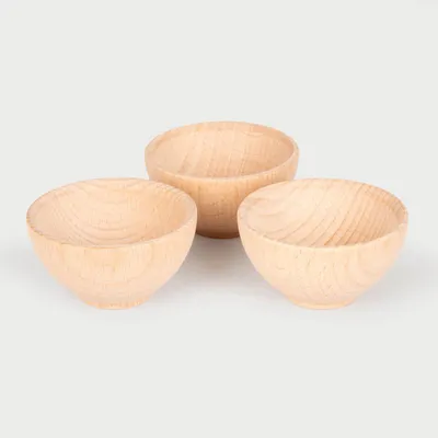 Zdjęcie produktu dla Tickit Natural Wooden Bowls Small, 0,8 lat(a), Drewno, Drewno