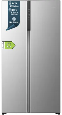 Produktbild von homeX Side by Side Kühlschrank, Kühl-Gefrier-Kombination, No Frost - 544 Liter, Multi Airflow, leise 37 dB, CFBSN5441C-S