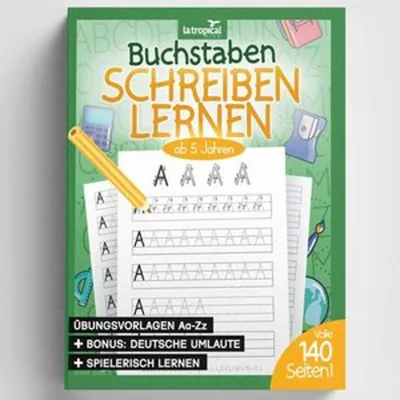 Produktbild von Buchstaben schreiben lernen ab 5 Jahren