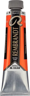 Image de Rembrandt peinture à l'huile tube 40 ml orange permanent 266