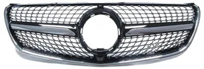 Immagine prodotto di Griglia anteriore, stile diamante, superficie lucida, nero