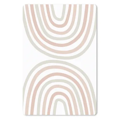Produktbild von MuchoWow® Mauspad Mousepad Regenbogen - Design - Pastell 40x60 cm - Mousepads - Maus Mat - Pad - Mausunterlage - Schreibtisch Accesoire