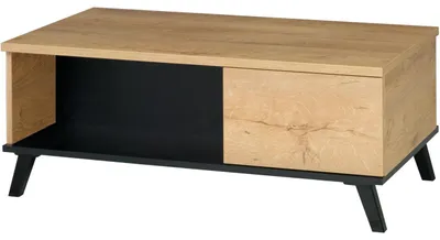 Produktbild von Couchtisch JOHNNY JH8 eiche lefkas / schwarz