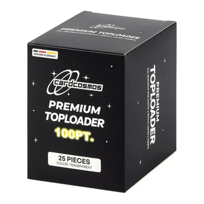 Produktbild von cardcosmos Premium Top Loader 100PT 3" x 4" – 25 Stück