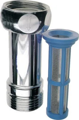 Produktbild von easyPART passend für Divers Wasserfilter Langzeitfilter 3/4'' Anschluss Geschirrspüler Waschmaschine chrom
