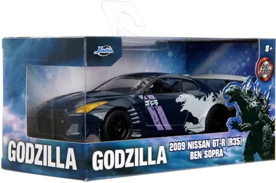 Image de Jada Model Car Hollywood Rides Godzilla 2009 Nissan GTR R35 1:32 253252054