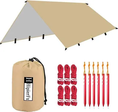 Immagine prodotto di Telo da campeggio - Telo impermeabile leggero - 3 x 4 m
