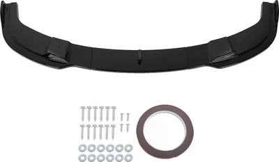 Zdjęcie produktu dla 3-częściowy zestaw karoserii, ABS, aerodynamiczny, sportowy wygląd, spojler zderzaka do serii 5 E60 E61 M Sport 2005-2010, czarny błyszczący
