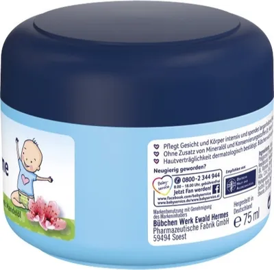 Produktbild von Bübchen Pflegecreme 75ml Dose mit Mandelöl