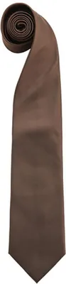 Immagine prodotto di Premier Workwear PR765 | Cravatta Uni-Fashion / Colori - Colore: Marrone (circa Pantone 476C) - Dimensioni: 144 x 10 cm