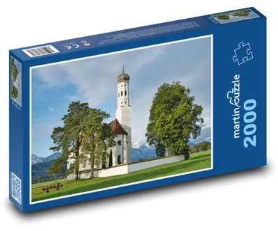 Obrázek produktu pro Puzzle 2000 Kostel St. Coloman - Německo - martinpuzzle